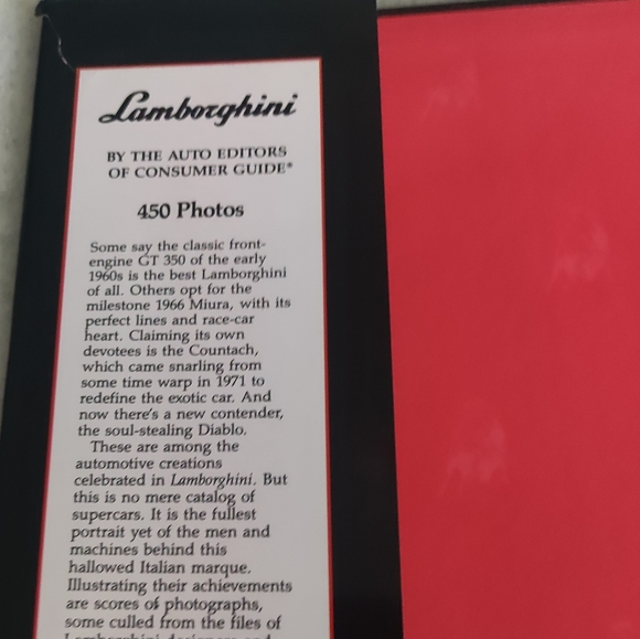 Lamborghini Hardcover Book - Picture 2 of 5